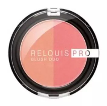 Универсальные компактные румяна для лица Relouis Blush Duo