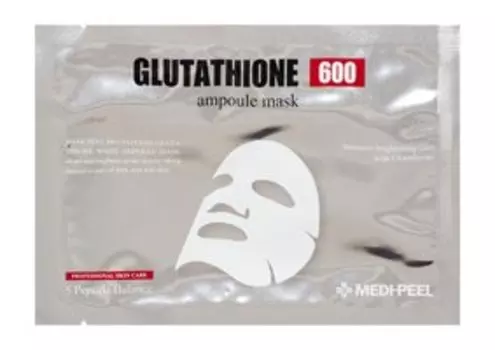 Тканевая маска против пигментации кожи лица с глутатионом Medi-Peel Glutathione 600 Ampoule Mask