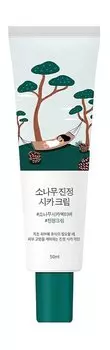 Успокаивающий крем для лица с экстрактом сосновых иголок Round Lab Pine Calming Cica Cream