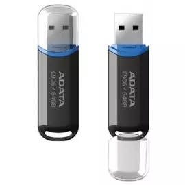 Накопитель USB 2.0 64GB ADATA AC906-64G-RBK black, RTL