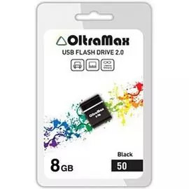 Накопитель USB 2.0 8GB OltraMax OM008GB-mini-50-B