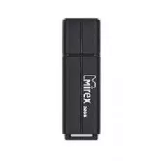 Накопитель USB 2.0 32GB Mirex LINE 13600-FMULBK32 чёрный (ecopack)
