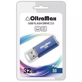Накопитель USB 2.0 32GB OltraMax OM032GB30-Bl 30, синий
