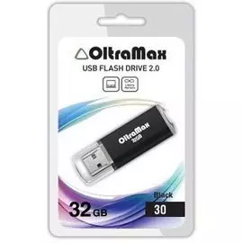 Накопитель USB 2.0 32GB OltraMax OM032GB30-В 30, чёрный