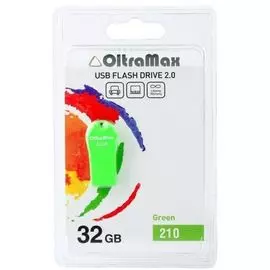 Накопитель USB 2.0 32GB OltraMax OM-32GB-210-Green