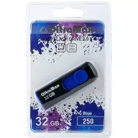 Накопитель USB 2.0 32GB OltraMax OM-32GB-250-Blue 250, синий