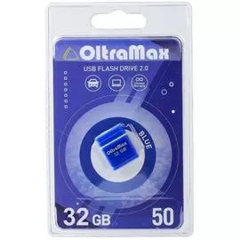 Накопитель USB 2.0 32GB OltraMax OM-32GB-50-Blue 50, синий