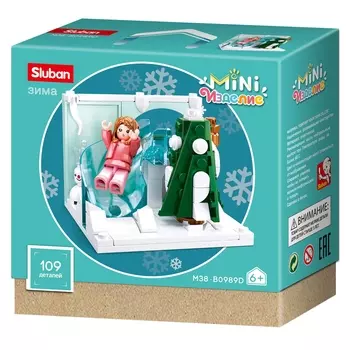 Конструктор SLUBAN Сезон года: Зима, деталей: 109 (M38-B0989D)