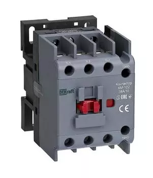 Контактор 38А 220 В, AC, 1НО, DEKraft КМ-102 (22313DEK)