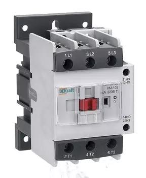 Контактор 65А 230 В, AC, 1НО + 1НЗ, DEKraft КМ-103 (22138DEK)
