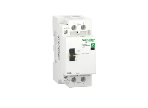 Контактор модульный 1P+N 63A 230В/230В, AC, 2НО, IP20, SCHNEIDER ELECTRIC Resi9 (R9C20263)