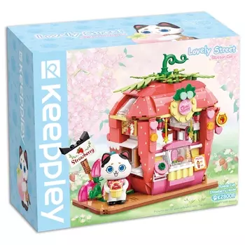 Конструктор Qman "Городские домики: Клубничное кафе", деталей: 350 (CK28008)