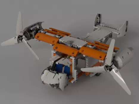Конструктор MOULD KING V-22 Osprey Transport Aircraft , деталей: 588 (15043)