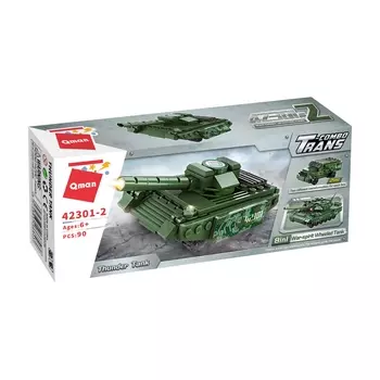Конструктор Qman "Комбо 2 в 1: Танк Гром", деталей: 90 (C42301-2)