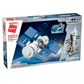 Конструктор Qman "Космос: Метеоспутник", деталей: 134 (C42302-5)