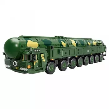 Конструктор Qman Боевая зона: Баллистическая ракета DF-41, деталей: 1868 (C23012)