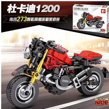 Конструктор Sembo Enjoy The Ride: Ducati Monster 821 Technic, деталей: 273 (701103)