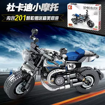 Конструктор Sembo Enjoy The Ride: Ducati Self-Tour Technic, деталей: 201 (701119)