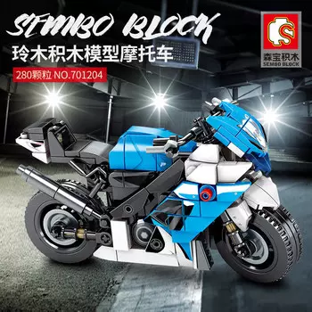 Конструктор Sembo Enjoy The Ride: Suzuki GXR-R750 Technic, деталей: 280 (701204)