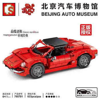 Конструктор Sembo Ferrari Dino, деталей: 633 (705701)