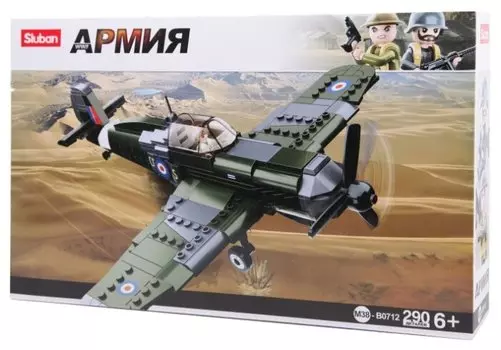 Конструктор SLUBAN "Армия: Спитфайр", деталей: 290 (M38-B0712)