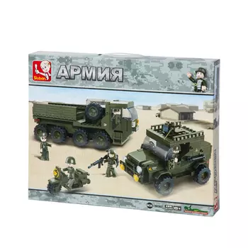 Конструктор SLUBAN "Армия: Тайный десант", деталей: 455 (M38-B0307)
