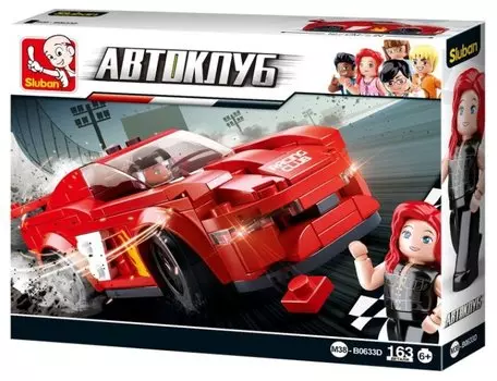 Конструктор SLUBAN "Автоклуб: "Бёрд", деталей: 163 (M38-B0633D)