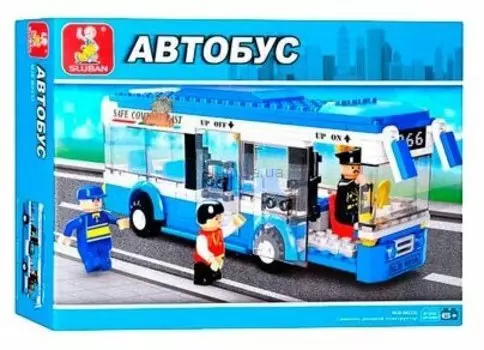 Конструктор SLUBAN "Город: Утренний рейс", деталей: 235 (M38-B0330)