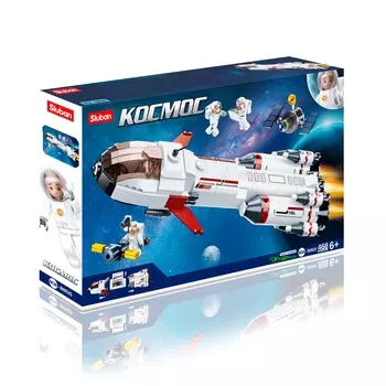Конструктор SLUBAN "Космос: Экспедиционный корабль", деталей: 468 (M38-B0925)