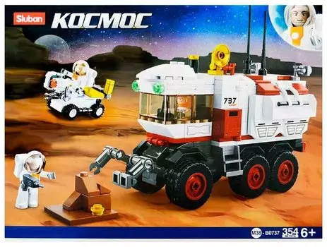 Конструктор SLUBAN "Космос: Луноход", деталей: 354 (M38-B0737)