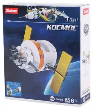 Конструктор SLUBAN "Космос: Научная станция", деталей: 65 (M38-B0731F)
