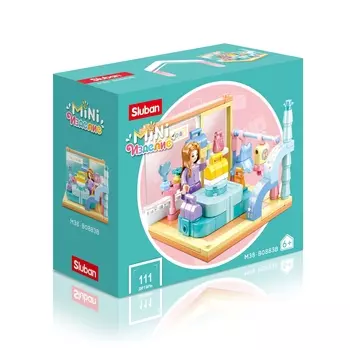 Конструктор SLUBAN "Мини-комната: Шоурум одежды", деталей: 111 (M38-B0883B)