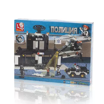 Конструктор SLUBAN "Полиция: Участок", деталей: 385 (M38-B1500)