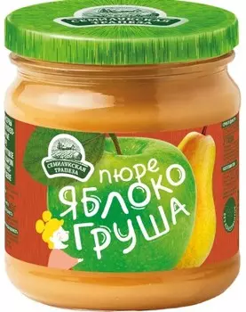 Пюре семилукская трапеза 470 г яблочно-грушевое