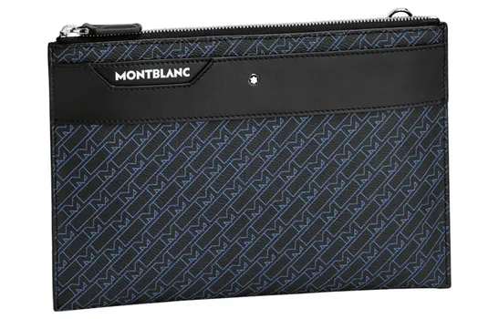 MONTBLANC Клатч ПВХ M_Gram 4810, мужской, среднего размера, синий