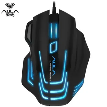 Мышь игровая Проводная, RGB, 1000 Гц, 6400Dpi, 4 блока