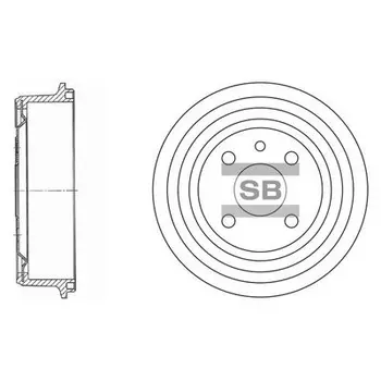 Тормозной барабан HI-Q SD3034