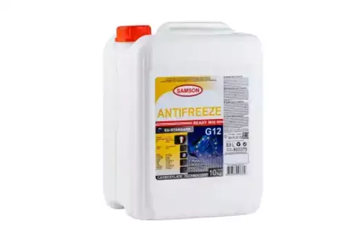 Антифриз SAMSON 803375 желтый готовый G12 8.9 л 10 кг