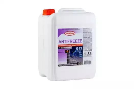Антифриз SAMSON 803450 фиолетовый готовый G13 8.9 л 10 кг