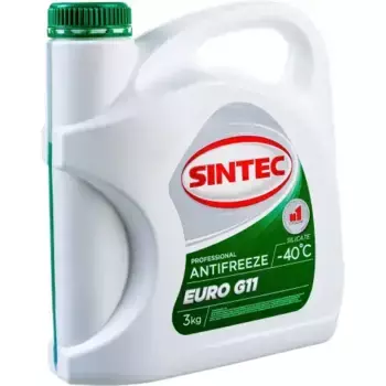 Антифриз SINTEC 990465 зеленый готовый G11 3 л 3 кг