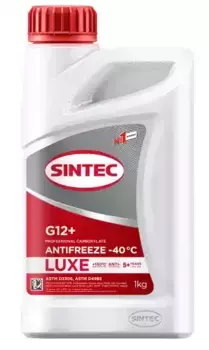 Антифриз SINTEC 990550 красный готовый G12+ 1 л 1 кг