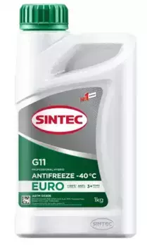 Антифриз SINTEC 990553 зеленый готовый G11 1 л 1 кг