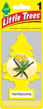 Ароматизатор автомобильный ваниль LITTLE TREES U1P-10105-RUSS картонный