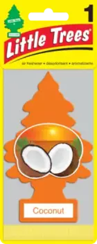 Ароматизатор автомобильный кокос LITTLE TREES U1P-10317-RUSS картонный
