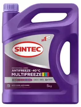 Антифриз SINTEC 990562 фиолетовый готовый G11 5 л 5 кг