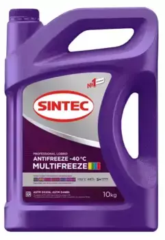 Антифриз SINTEC 990573 фиолетовый готовый G11 10 л 10 кг