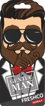 ароматизатор подвесной! пластина FRESHCO Территория Мужчин Gentleman 'Ваниль'\