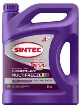 Антифриз SINTEC 990578 фиолетовый G11 5 л