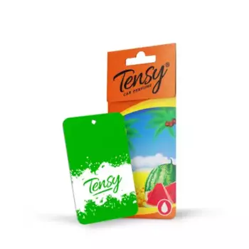 Ароматизатор автомобильный арбуз TENSY TA-05 картонный