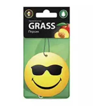 Ароматизатор автомобильный персик GRASS ST-0398 картонный